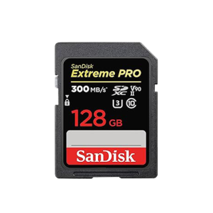 Sandisk Extreme Pro 128GB SDXC 300MBs
